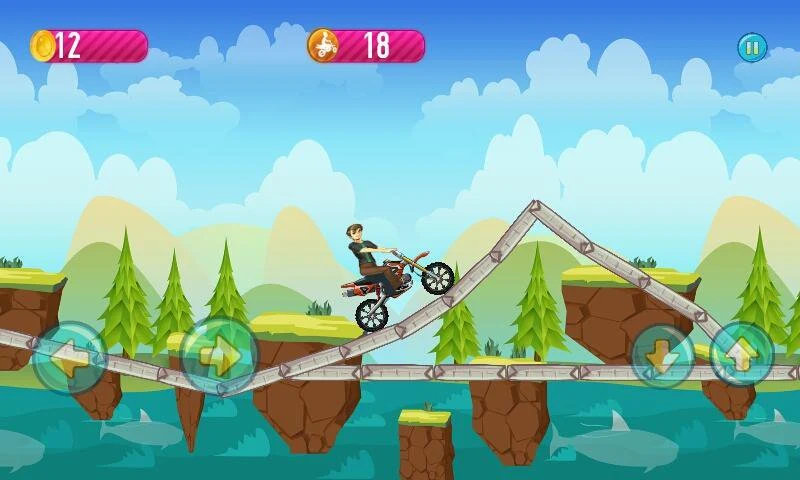 Ben Jungle Motorbike Race screenshot