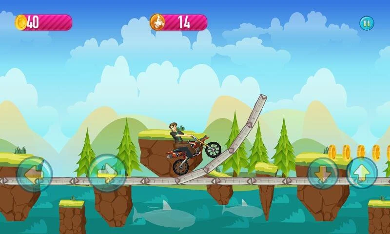 Ben Jungle Motorbike Race screenshot